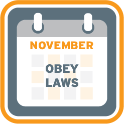 Obey laws
