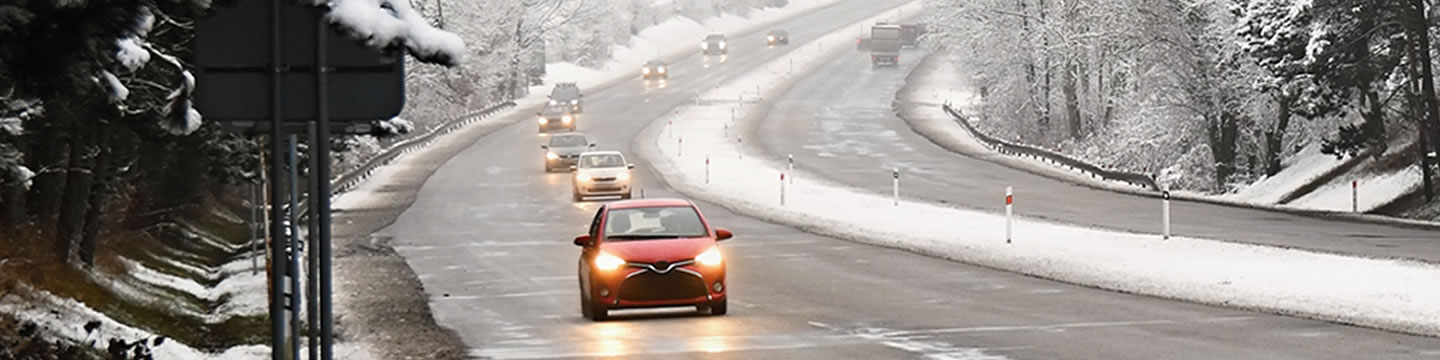 Driving on wet leaves is just as dangerous as driving on ice